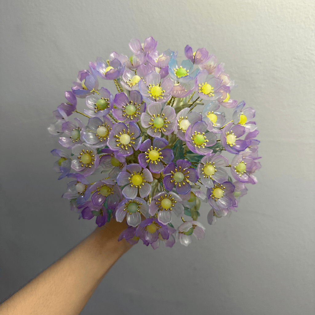 Acrylic Flower Bunch-PURPLE SUNFLOWER｜亚克力手作花（紫色太阳花）