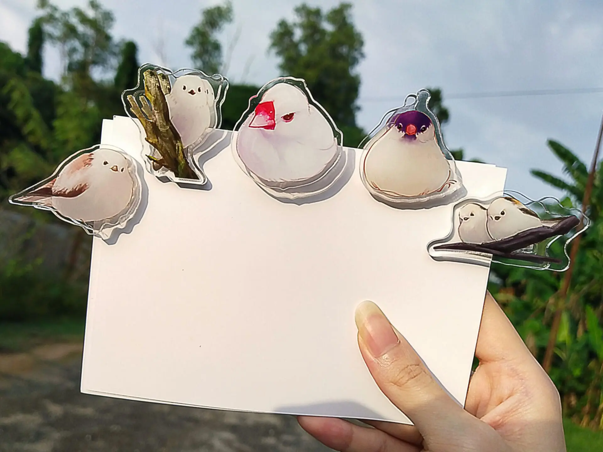 Round Lucky Bird PP CLIP