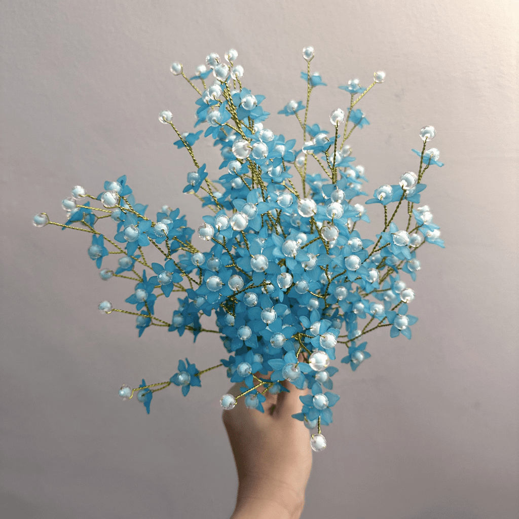 Acrylic Flower Bunch-BLUE BAUHINIA ｜亚克力手作花（蓝色紫荆花）