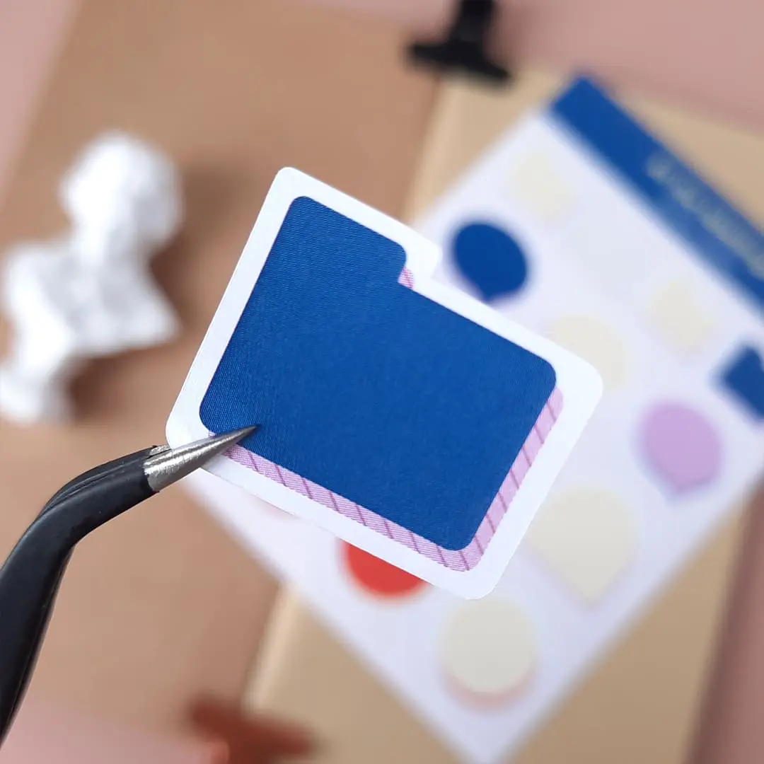 Labelling shapes A6 Sticker sheet | Journal | Scrapbook | Stationary