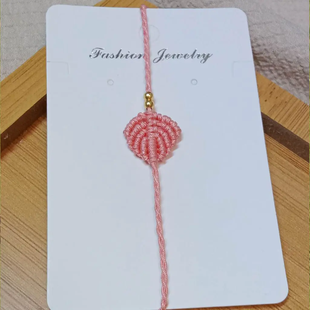 Pink Leaf Bracelet