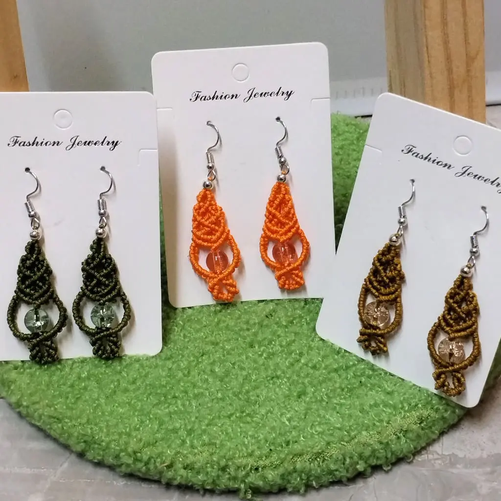The Light - Handmade Macrame Earrings