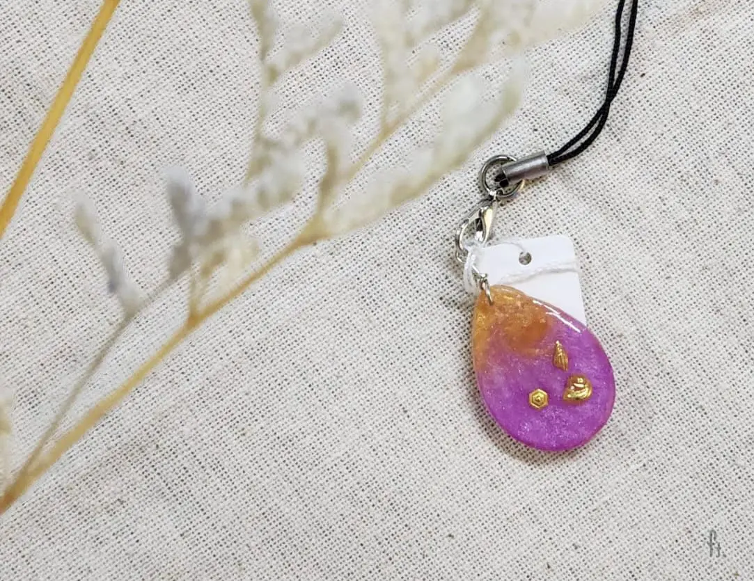 Li'Annette Sunset Ocean Resin Handphone Accessories/Keychain