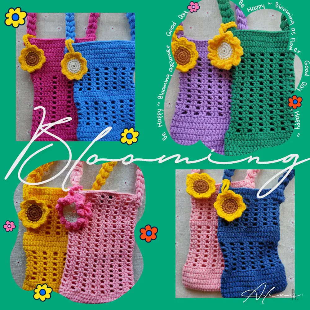 Phone Crochet Sling Bag