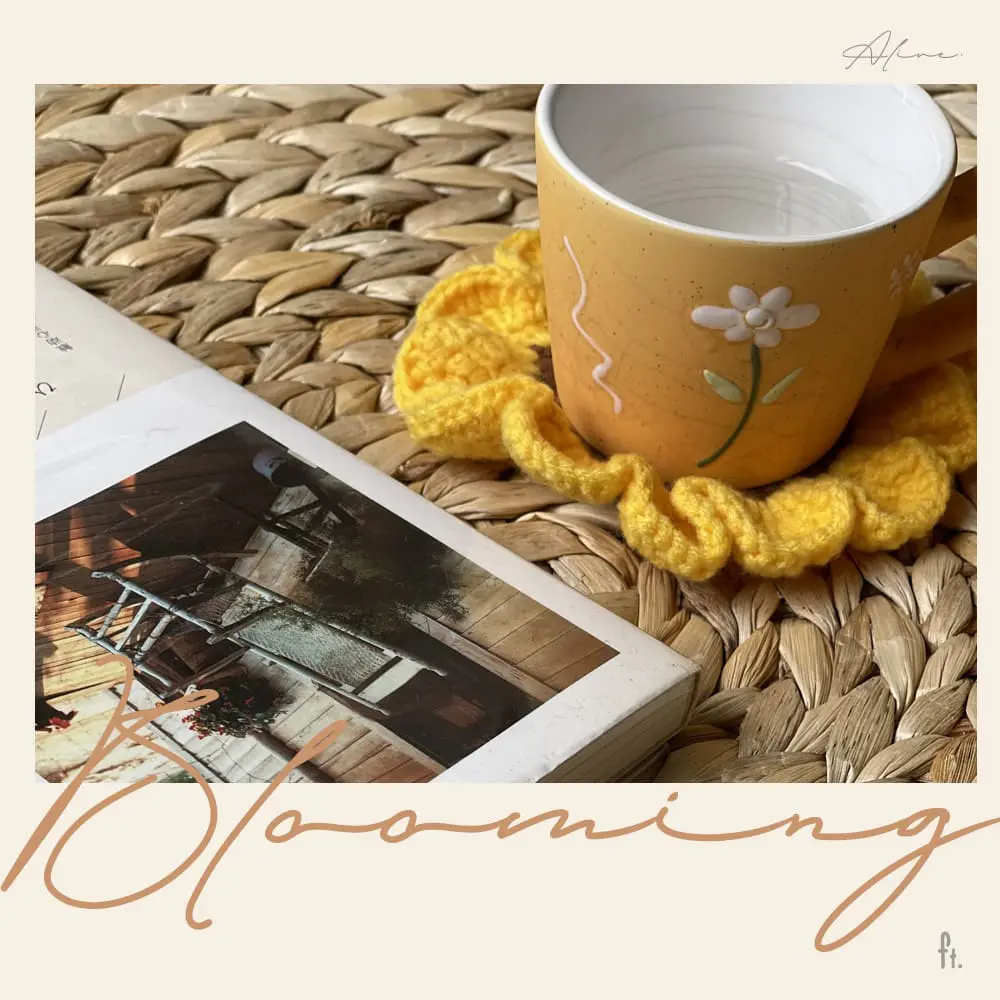 Sunflower Crochet Coaster
