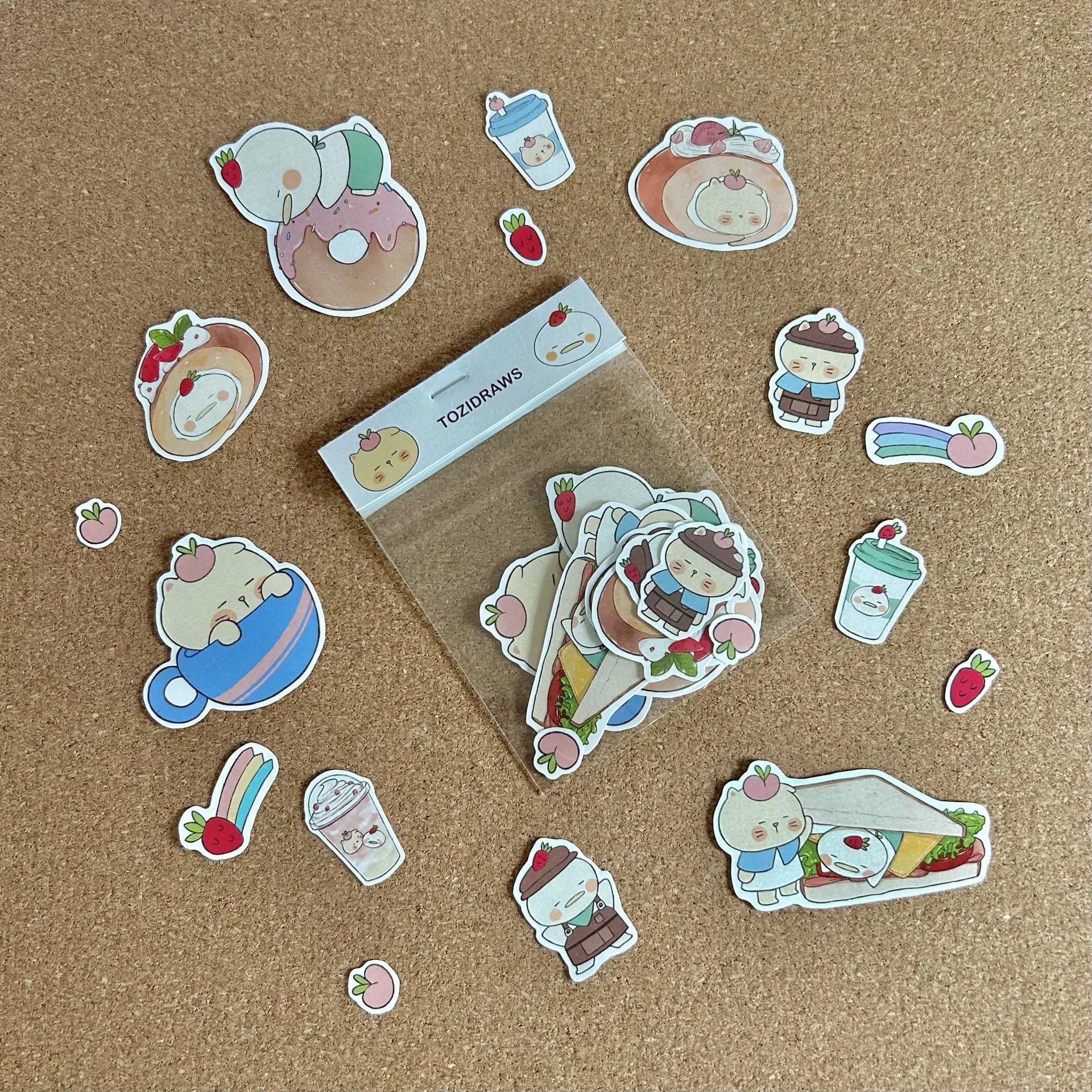 Tozi stickers - Cafe