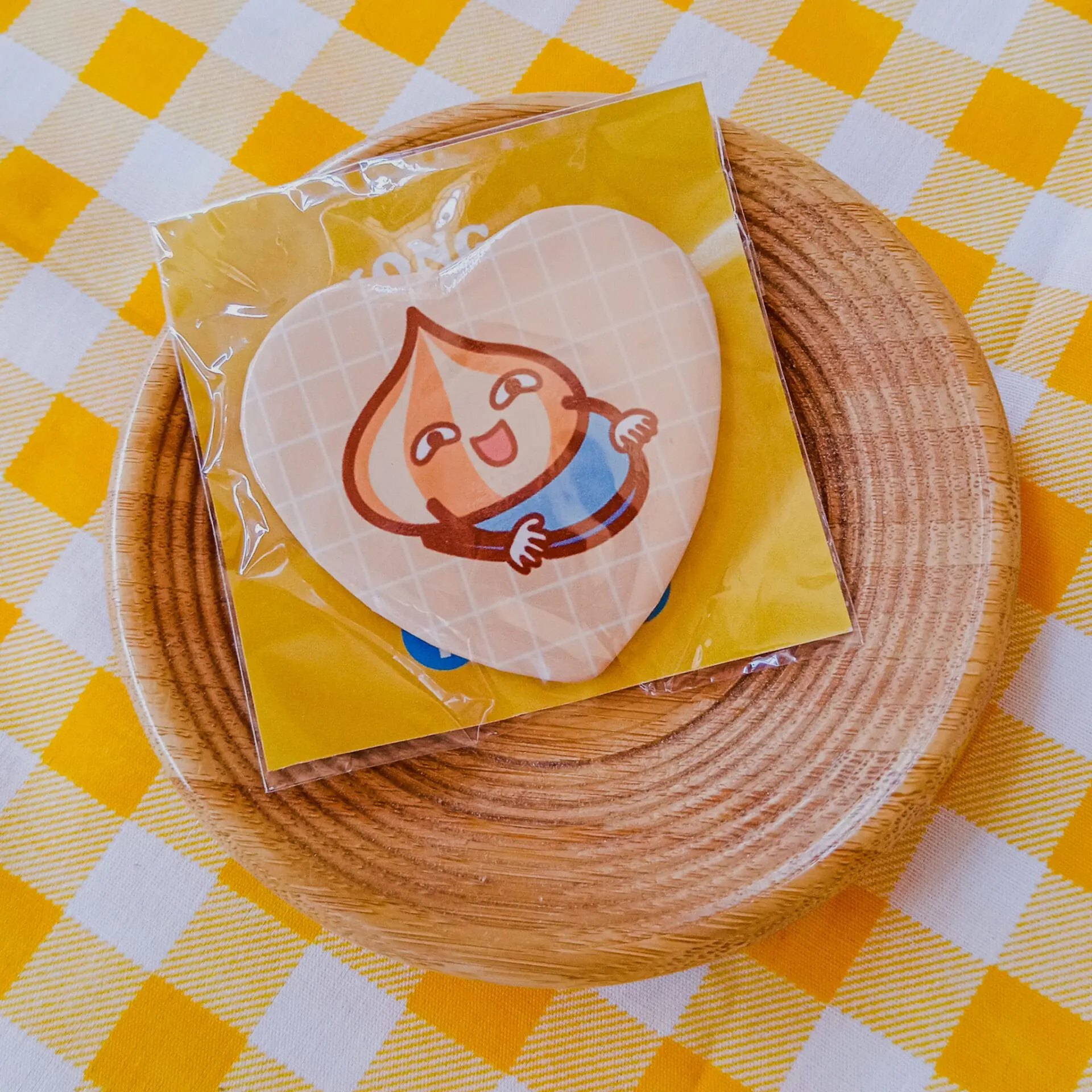 [Love Shape Badge 53*57 mm] H1_Fish ball hotpot love badge