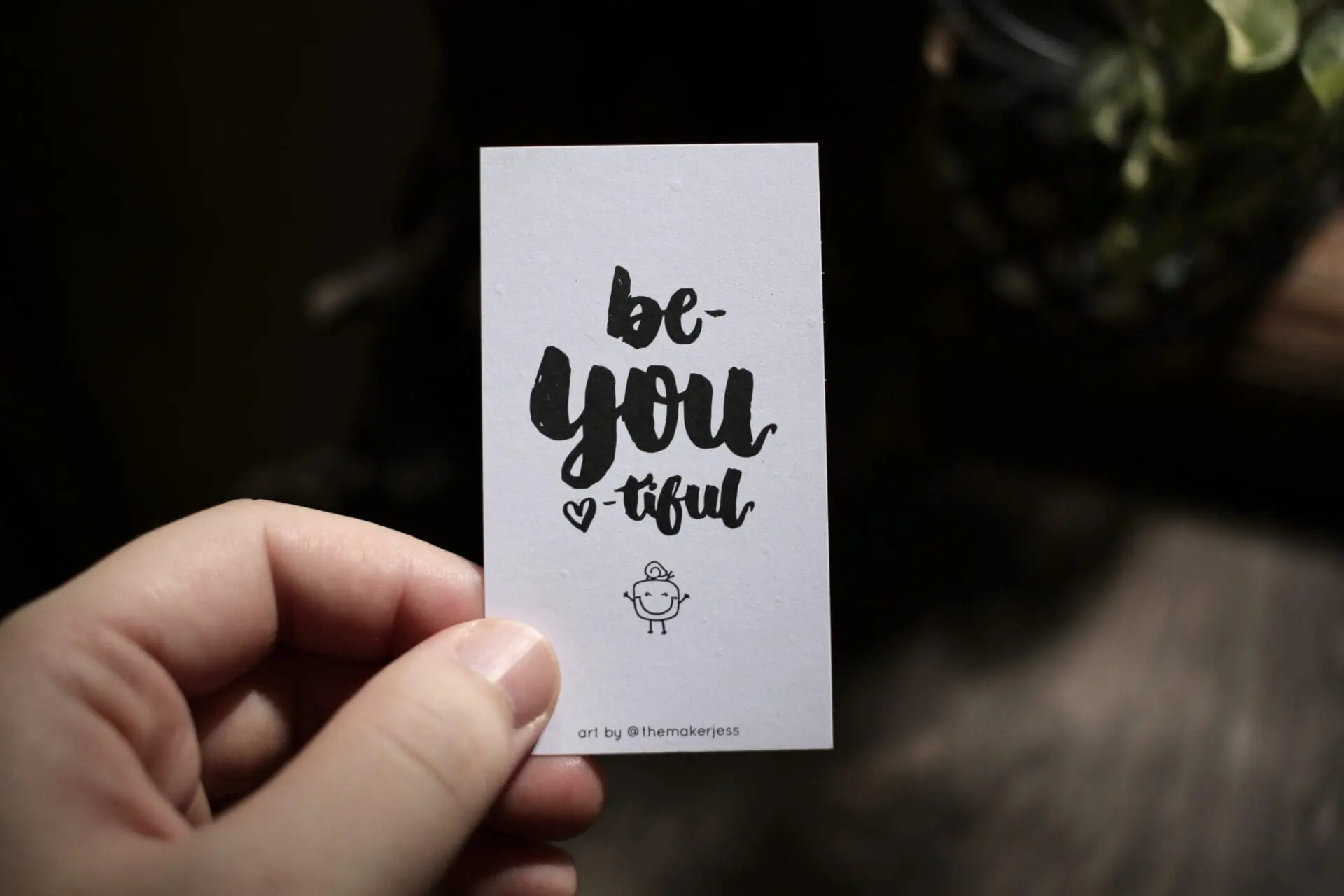 Be-YOU-tiful | Mini Bookmark