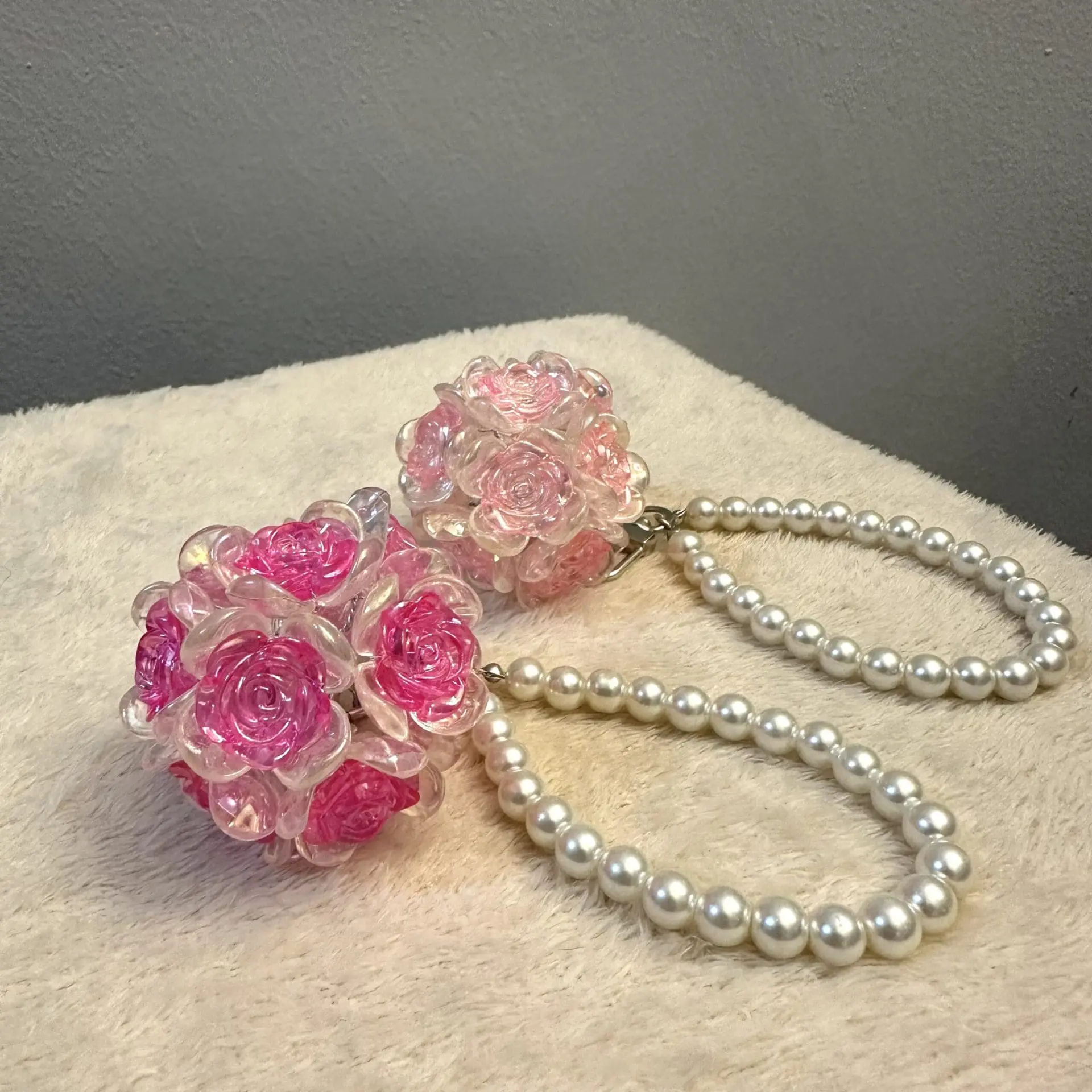 Acrylic Flower Keychain/Bag Charm｜亚克力花朵吊饰
