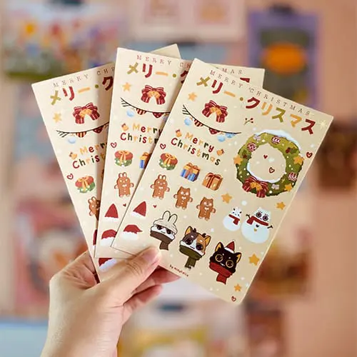 Sticker Sheet - Merry Christmas