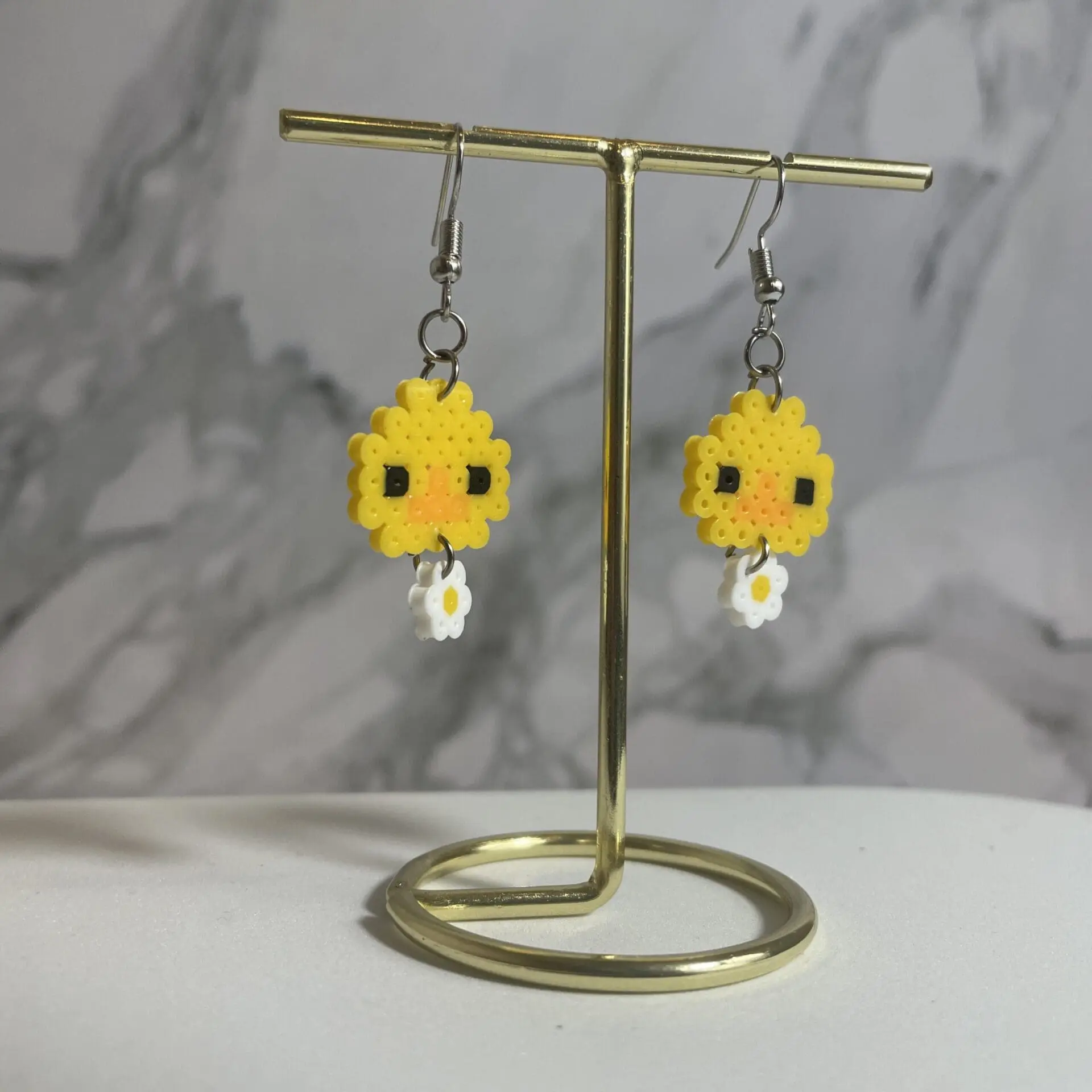 GML Duck with Flower Earrings