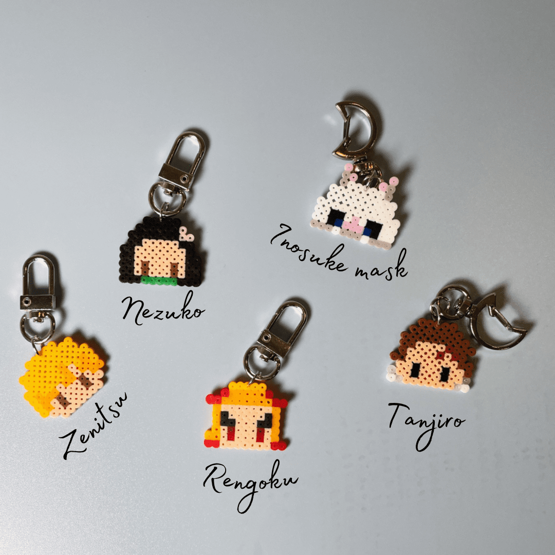 GML Mini Anime Heads Keychain