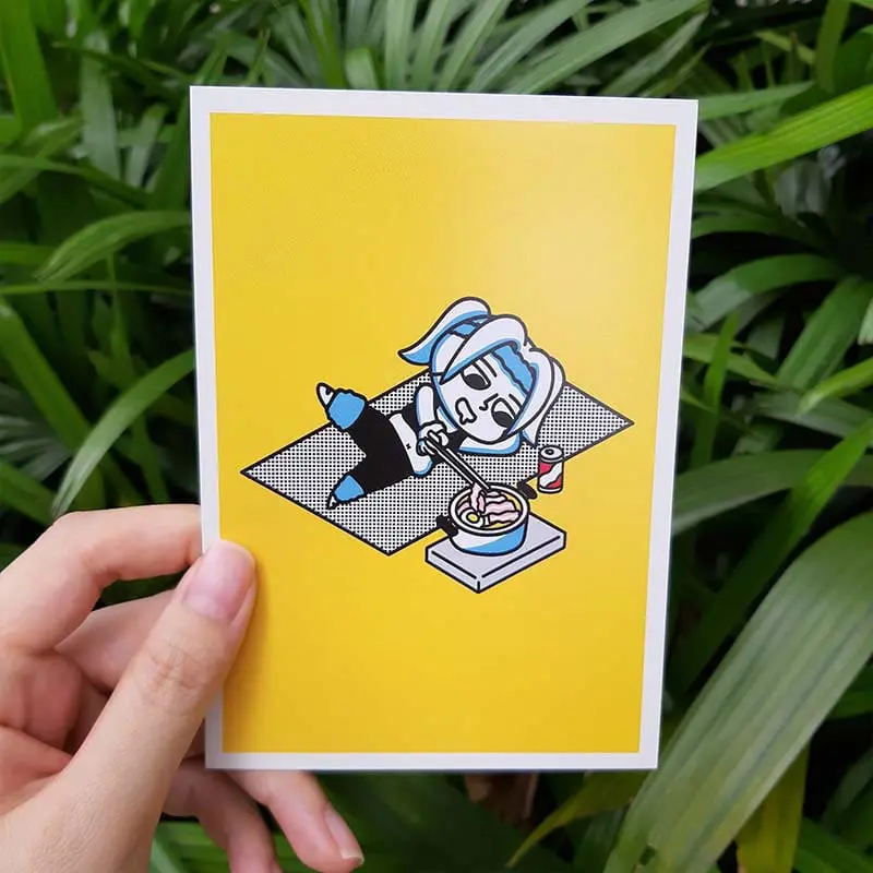 [Post Card A6] PeeYong Postcard Gift | Keep Fit
