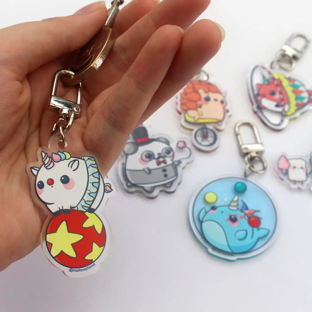 Mallow Planet Circus Acrylic Keychain