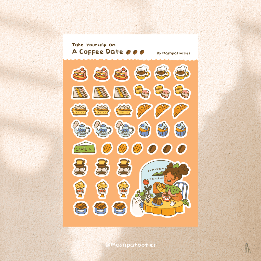 Sticker sheet Coffee Date