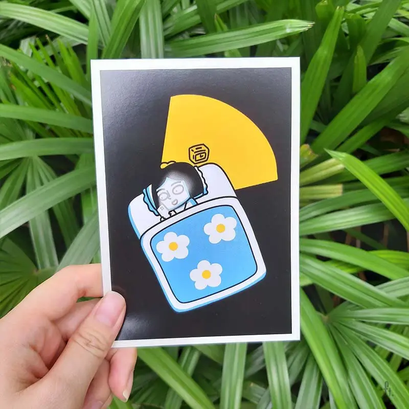 [Post Card A6] PeeYong Postcard Gift | Sleeping