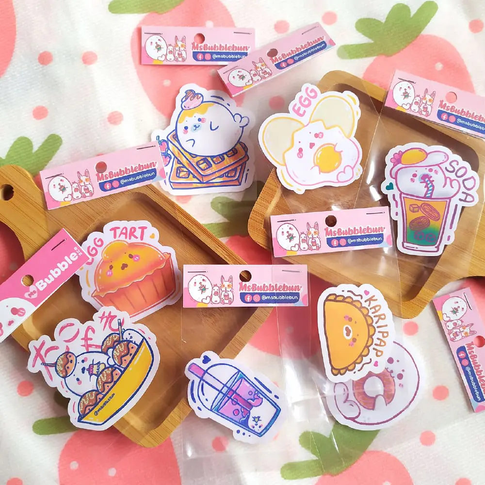 Harp Seal Glitter Stickers