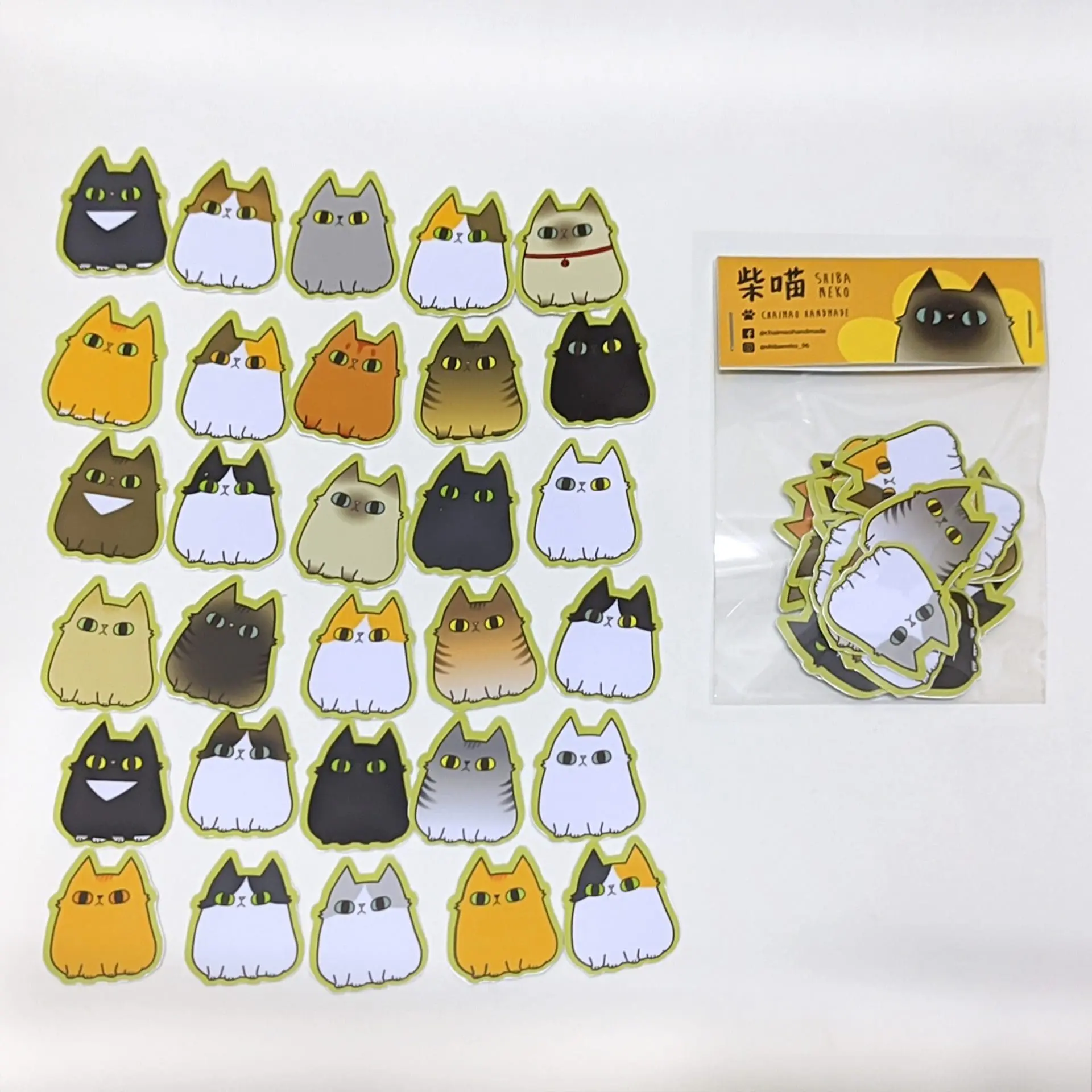 [30 in 1]Mixes Cat Stickers