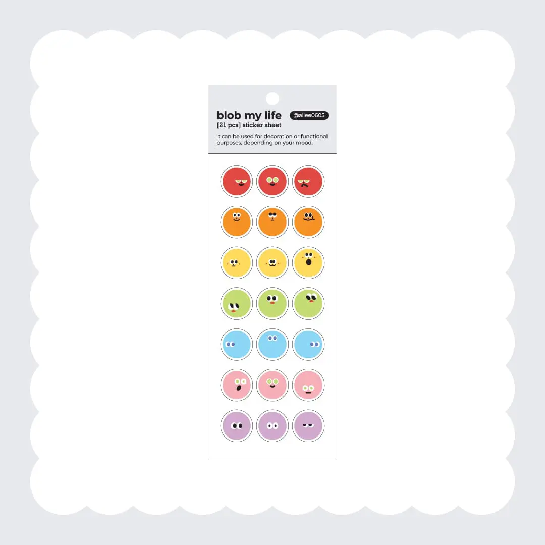 Sticker Sheet | Blob My Life