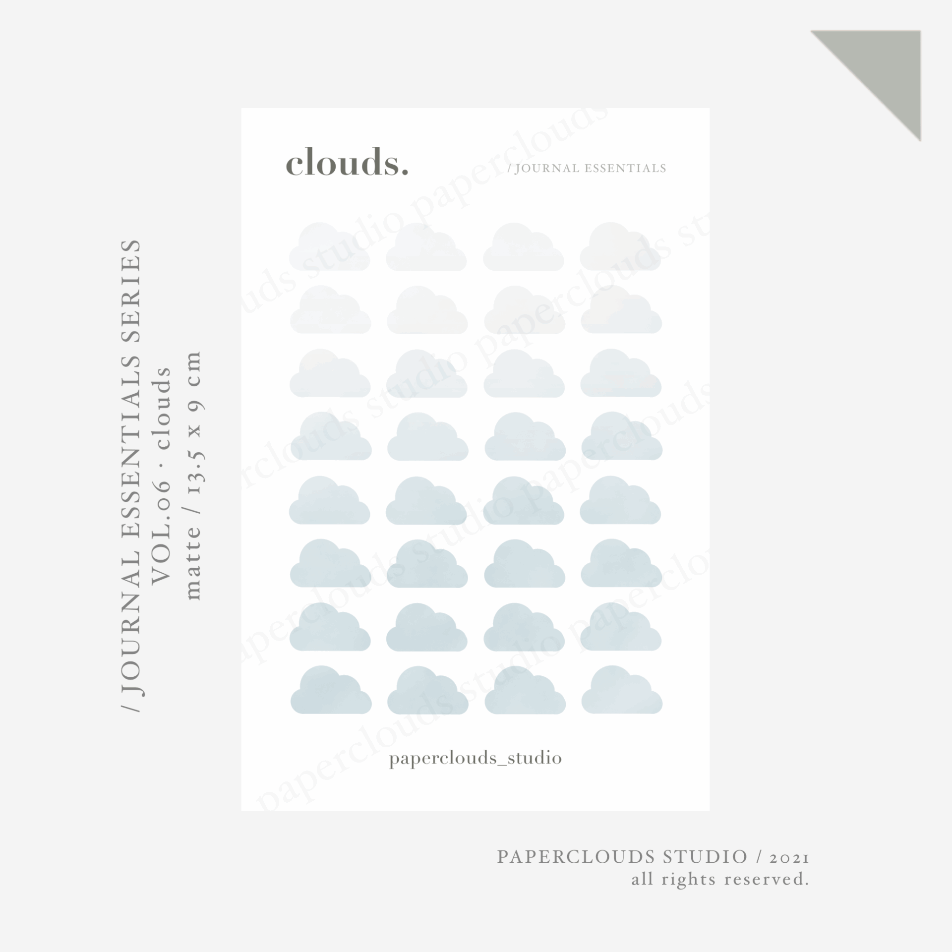 fly me to the sky - clouds / journal essentials planner stickers | paperclouds ☁️