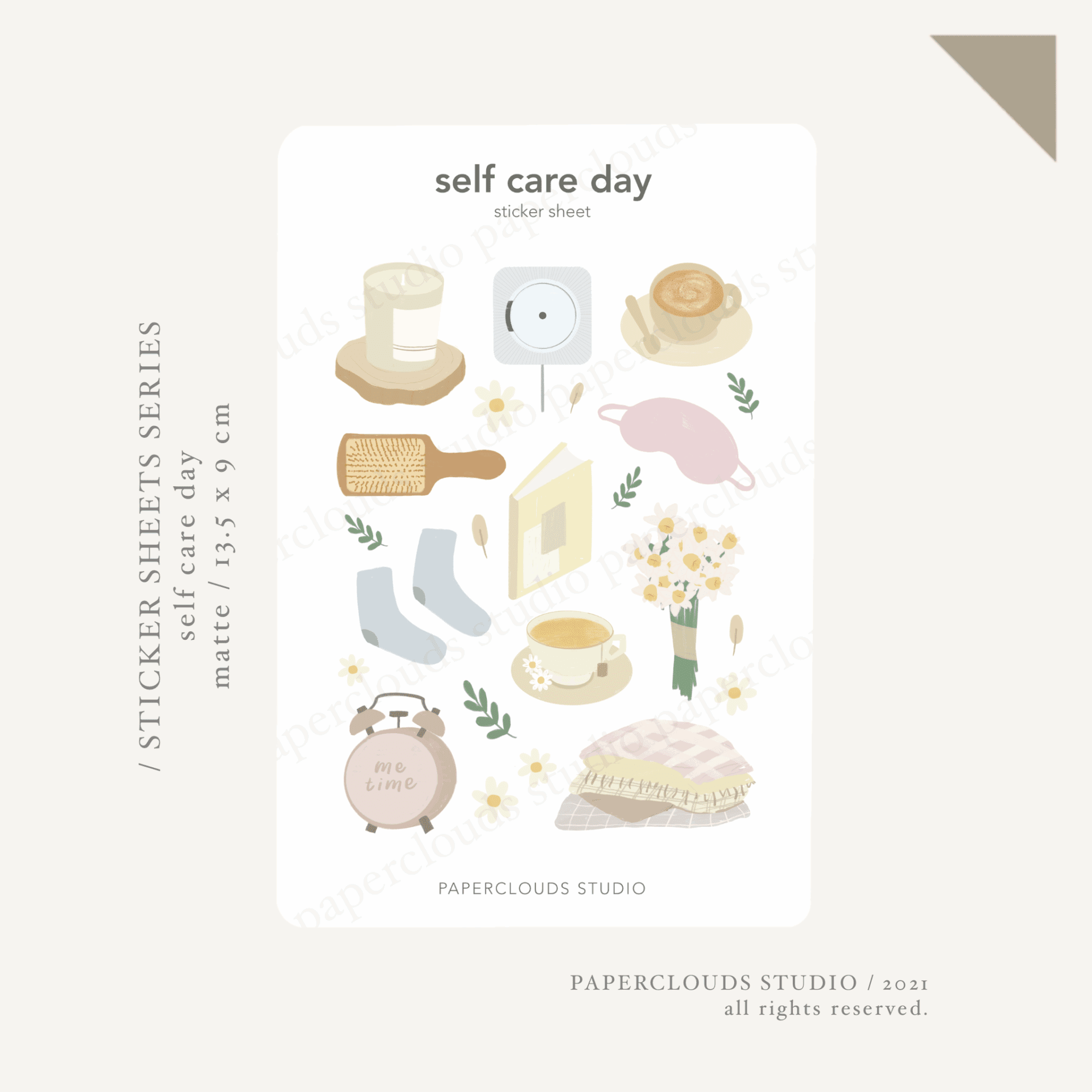 self care day sticker sheet | paperclouds ☁️