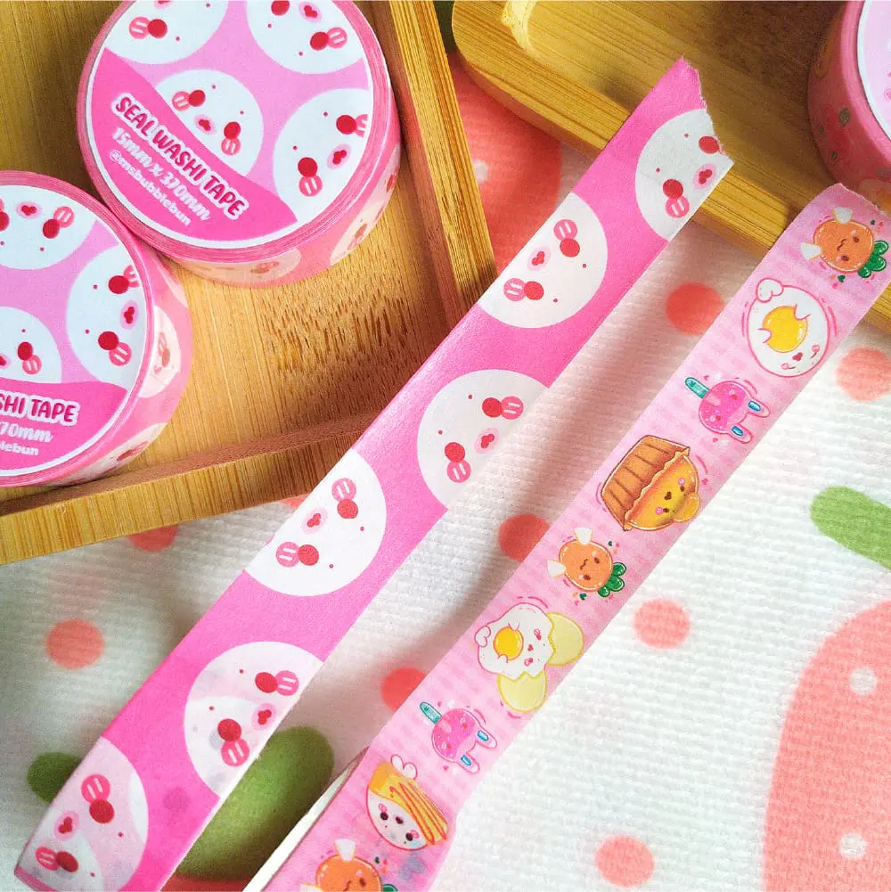 Harp Seal Journal Washi Tape