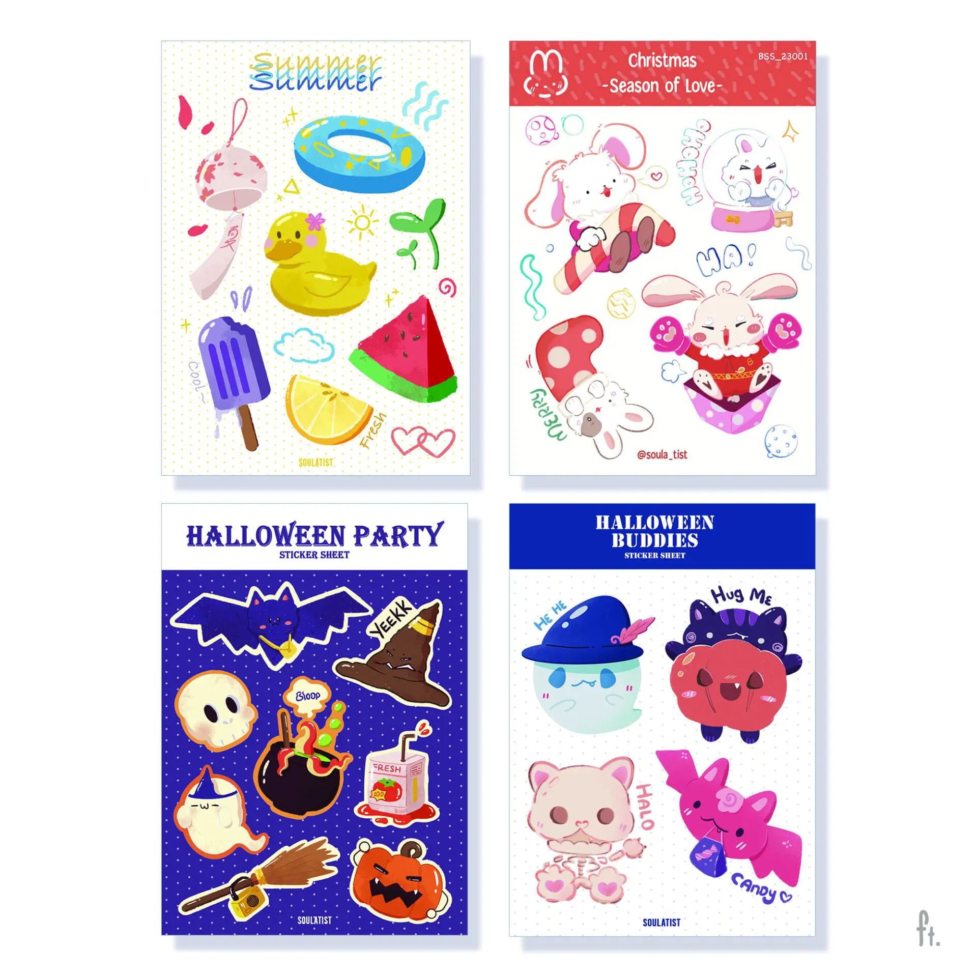 Seasons | Sticker Sheet