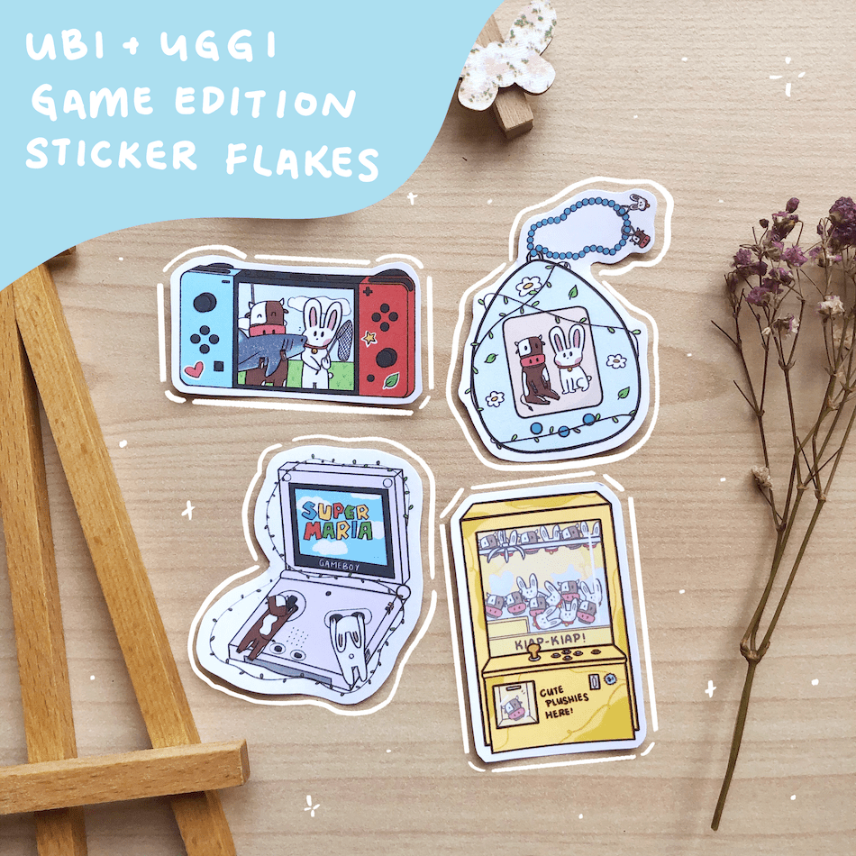 Ubi and Uggi Game Edition Sticker Pack