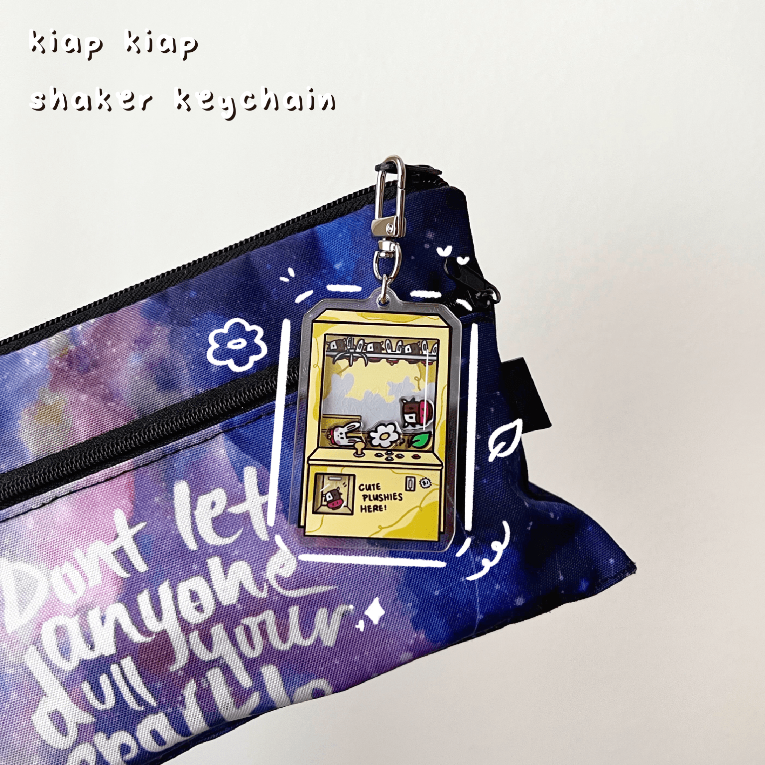 Ubi and Uggi Kiap-Kiap Shaker Keychain
