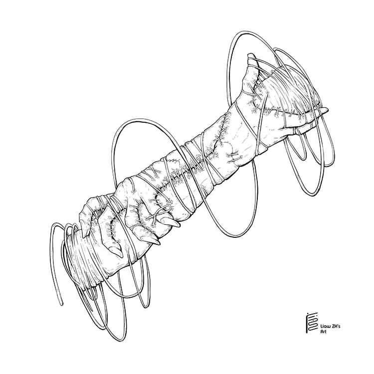 RE-stri(ct)ng Artprint