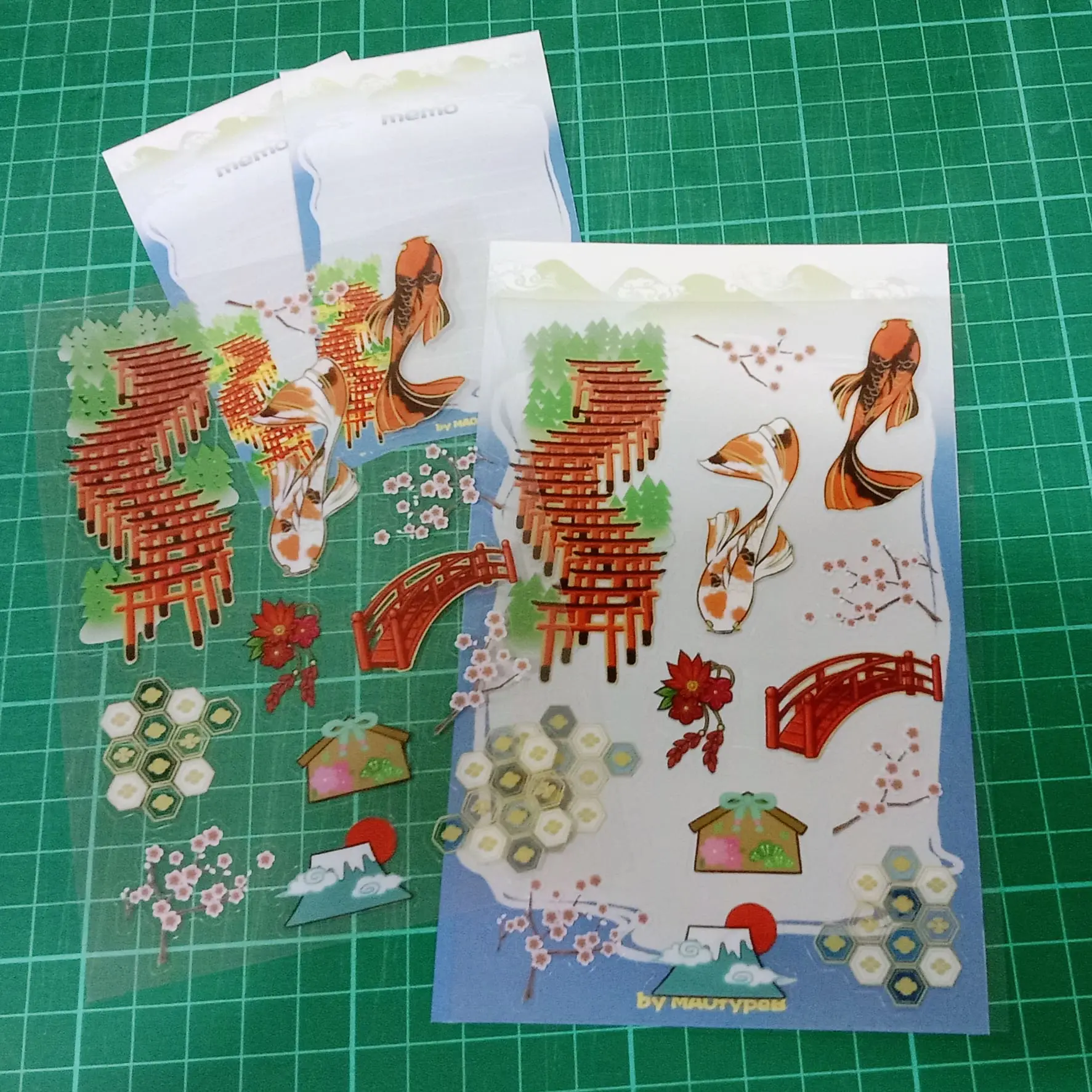 Japanese - Transparent Sticker Sheet