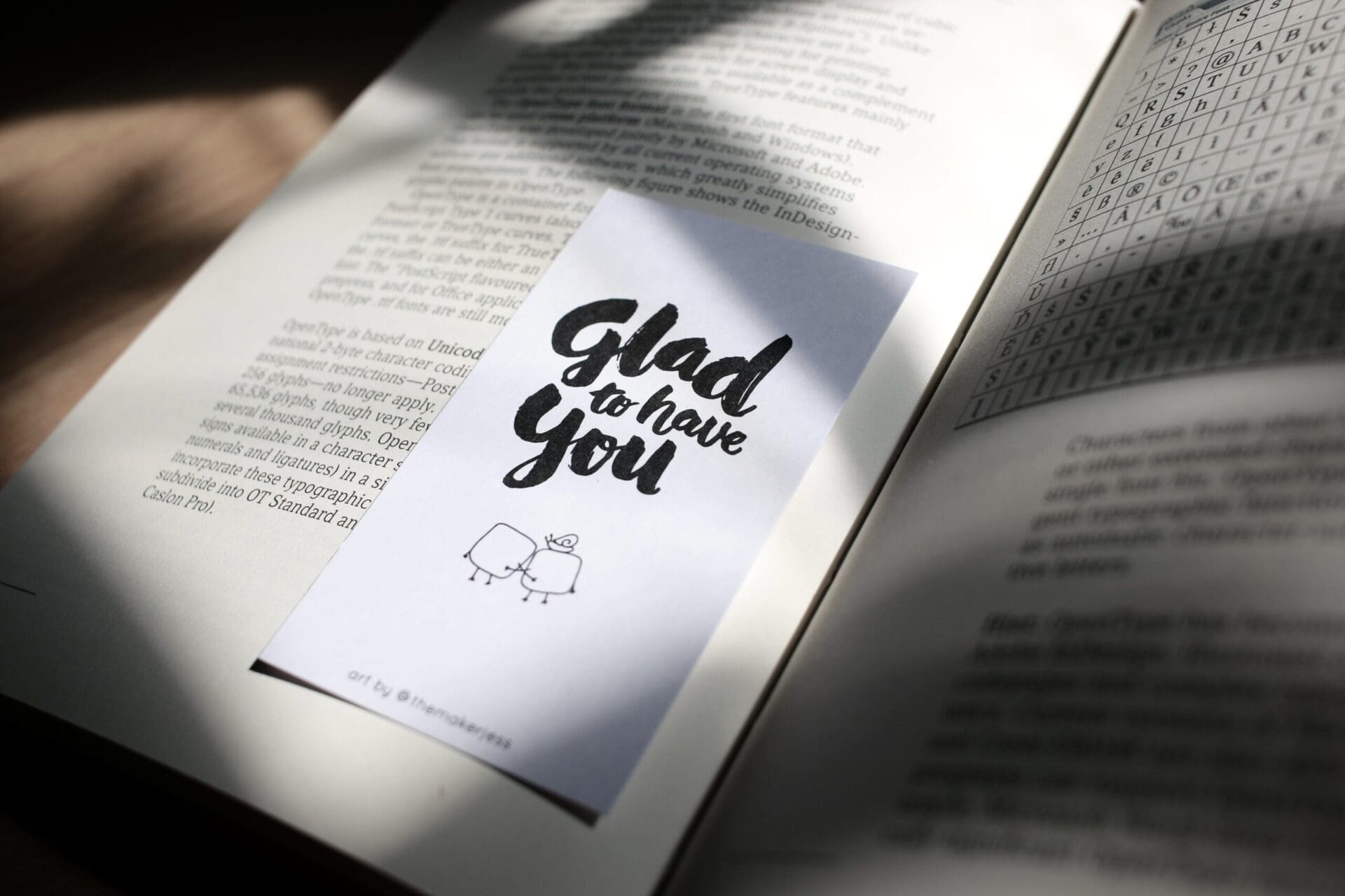 Glad To Have You | Mini Bookmark - Image 5